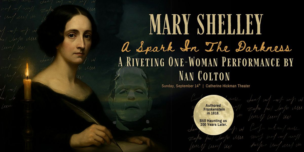 Nan Colton as Mary Shelley, 14 September | Event in Gulfport | AllEvents