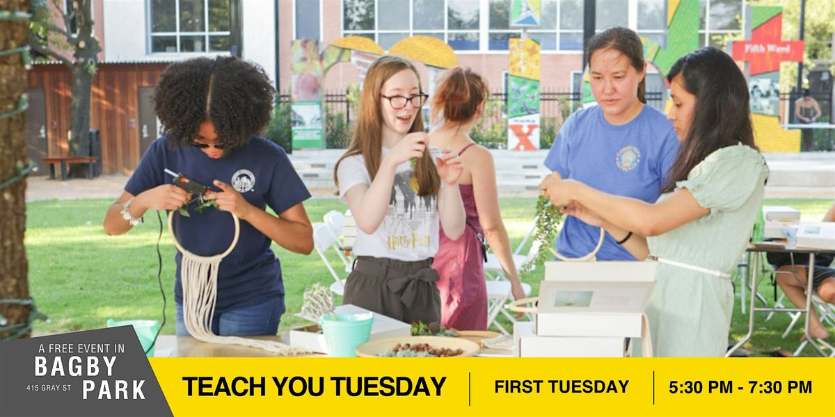 Teach You Tuesday | Event in Houston | AllEvents
