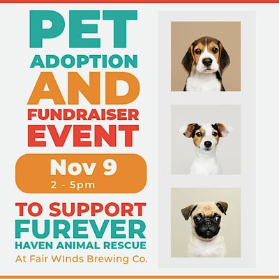 Animal Adoption Meet & Greet + Raffle Fundraiser for Furever Haven ...