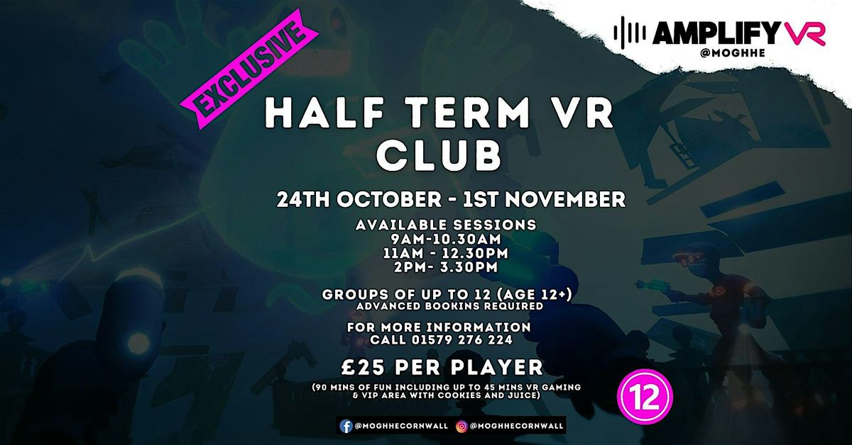 Half Term VR Club, 24 October | Event in Liskeard | AllEvents