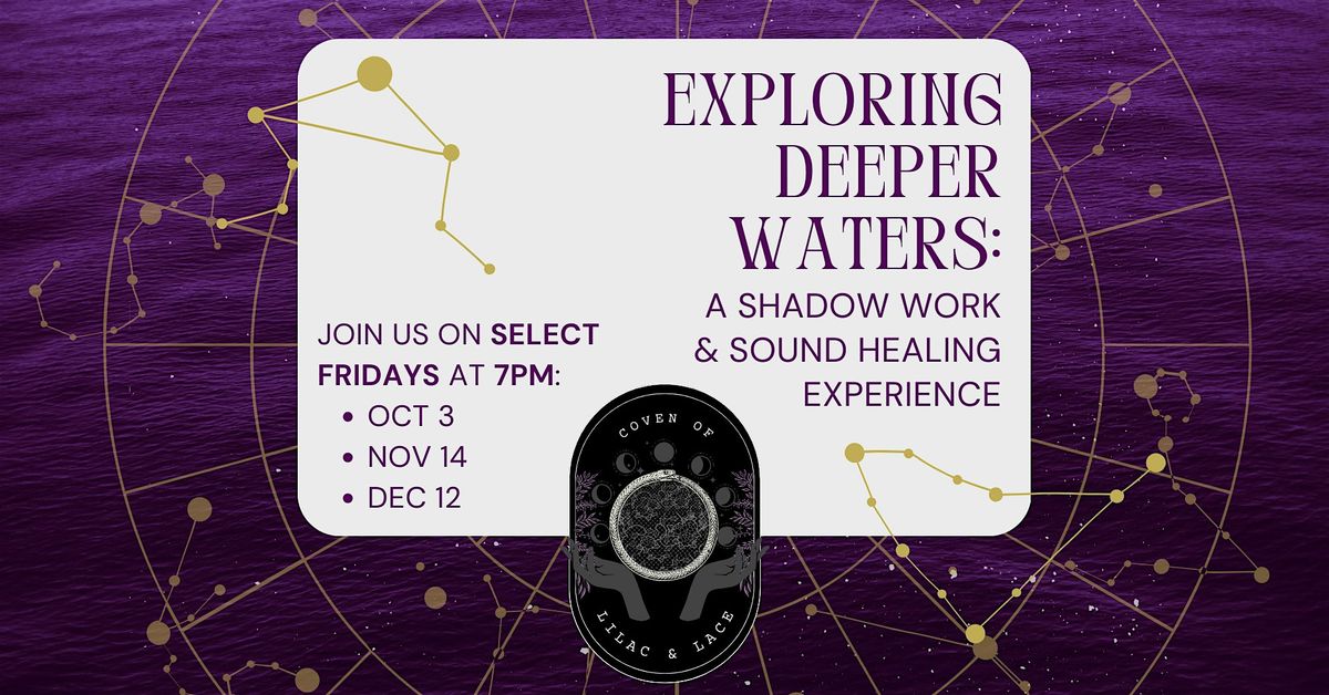 Exploring Deeper Waters: A Shadow Work and Sound Healing Experience, 14 November | Event in Charlotte | AllEvents