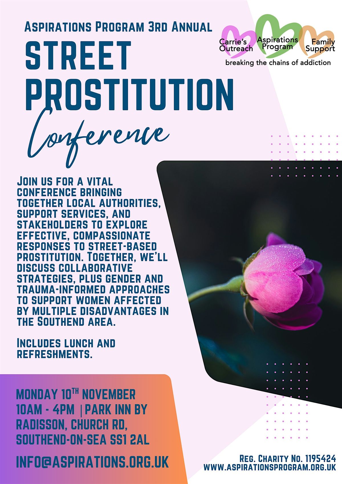 Aspirations Program Street Prostitution Conference, 10 November | Event in Southend-on-Sea | AllEvents