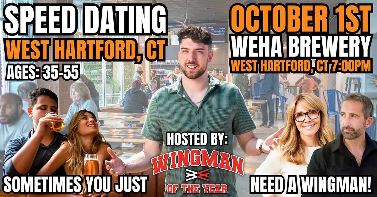 Speed Dating With Wingman Of The Year: West Hartford, CT, 1 October | Event in West Hartford | AllEvents