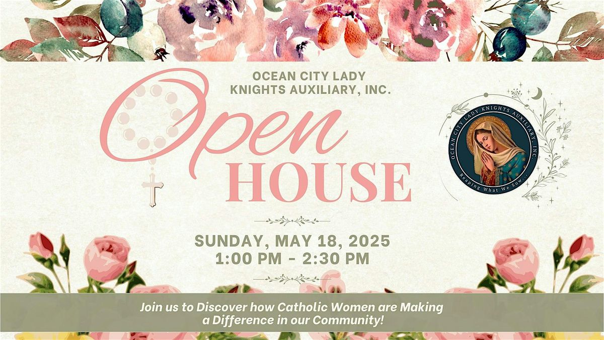 OPEN HOUSE - Ocean City Lady Knights Auxiliary, 18 May | Event in Ocean City | AllEvents