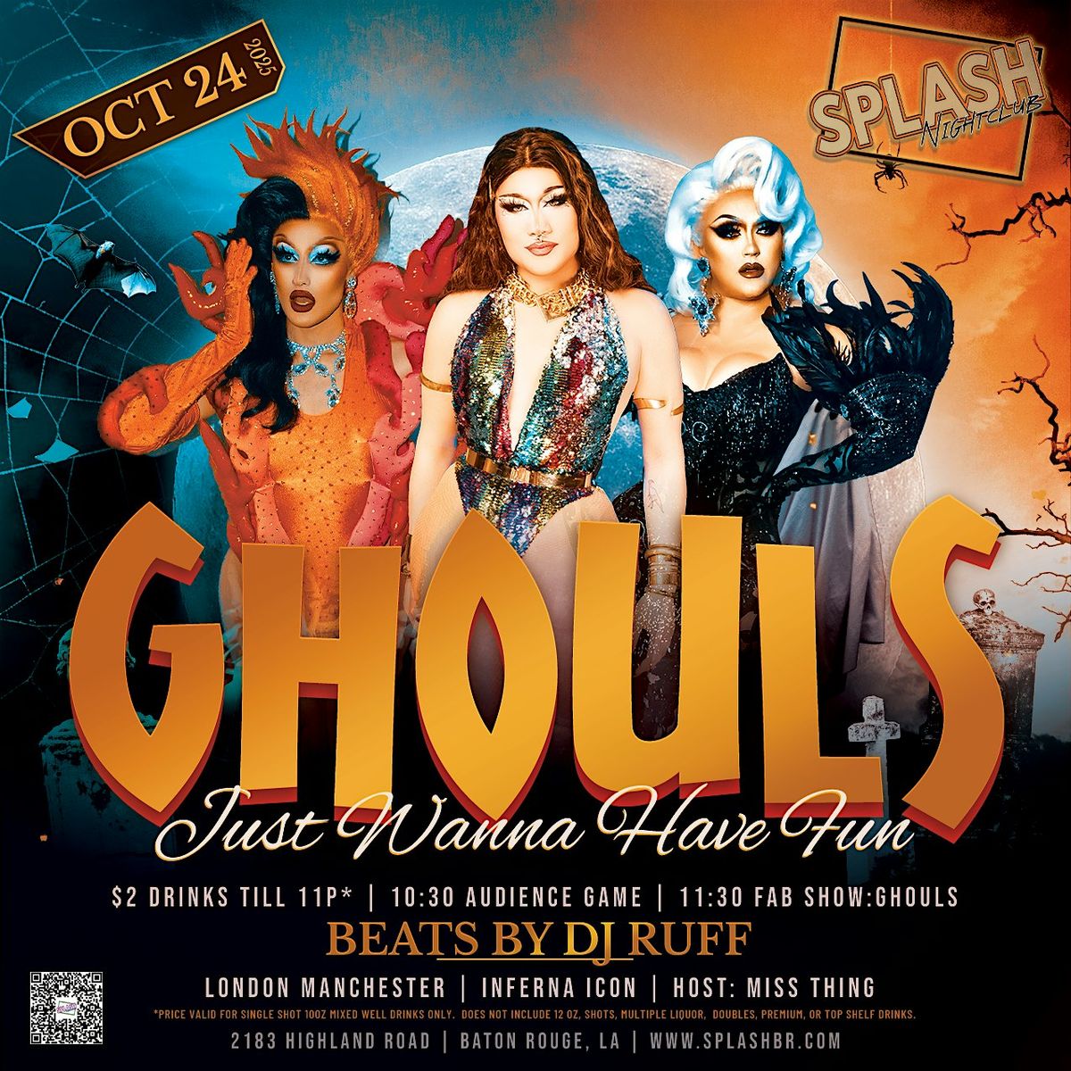 Ghouls just wanna have fun!- Fab Friday, 24 October | Event in Baton Rouge | AllEvents