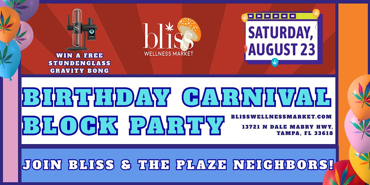 Bliss 6th  Block Party, 23 August | Event in Tampa | AllEvents