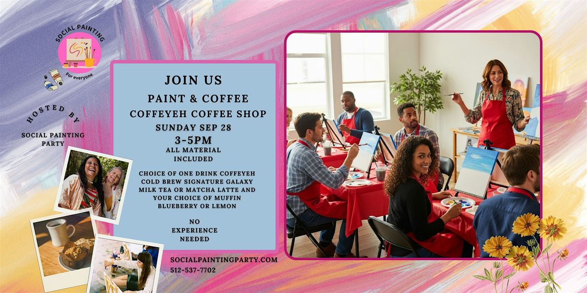 Art & Coffee at Coffeyeh, 28 September | Event in Cedar Park | AllEvents