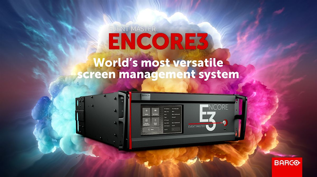 27-29 JAN 2026 - Barco Encore3 Certified Specialist Training, 27 January | Event in Leighton Buzzard | AllEvents