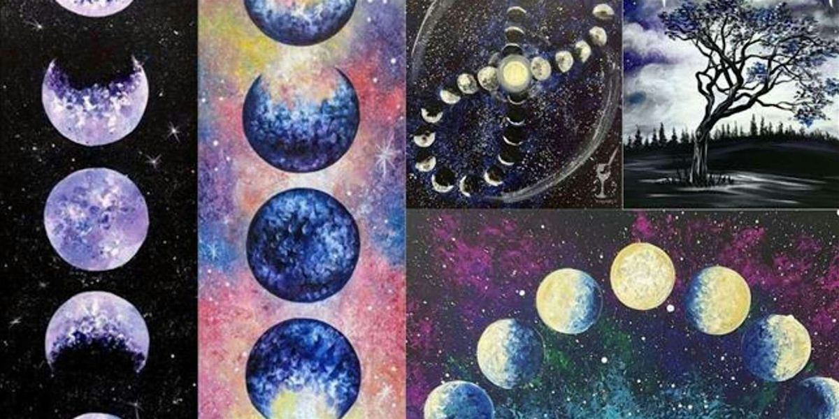 Lunar Phases Magic - Paint and Sip by Classpop!™, 11 June | Event in Pearland | AllEvents