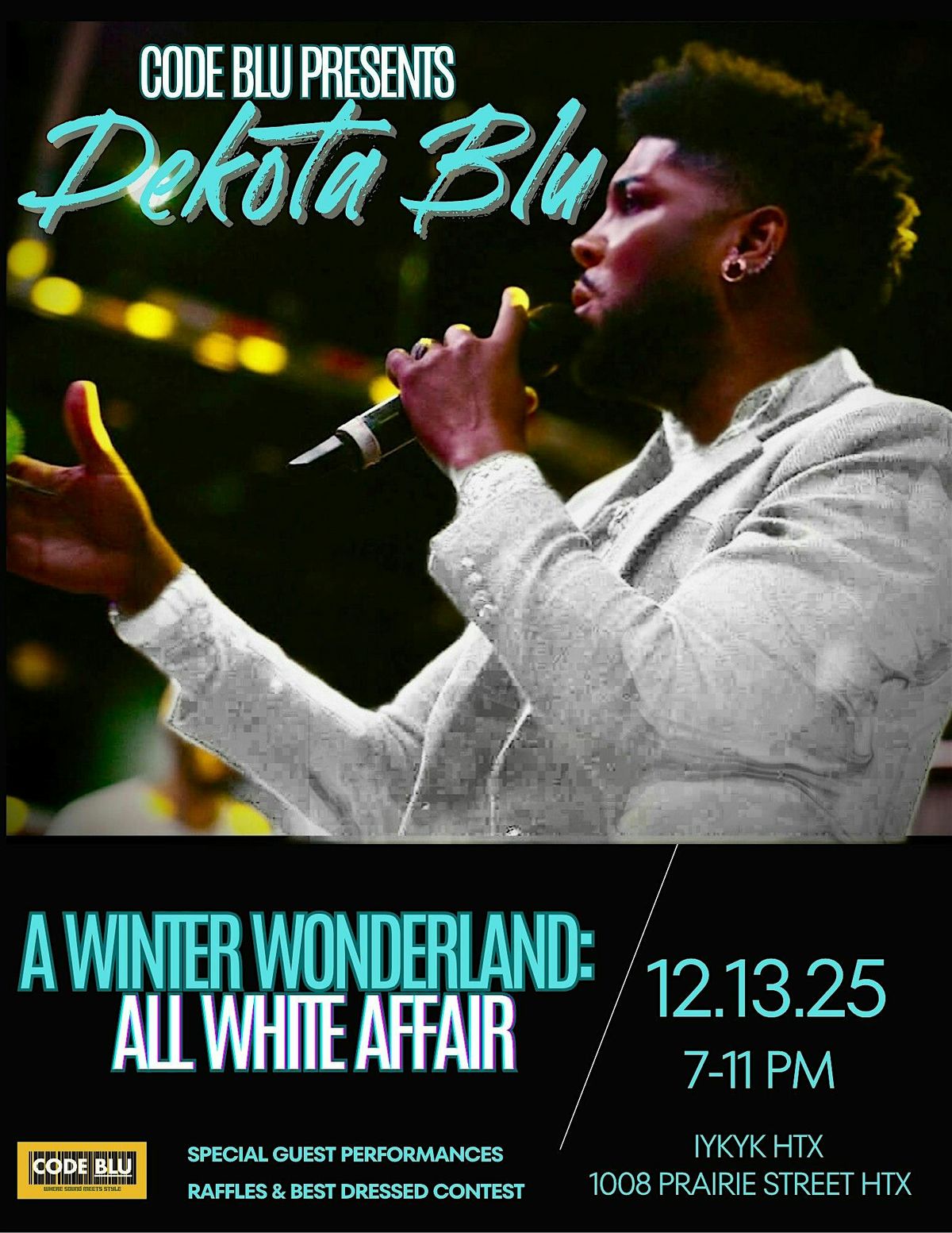 CODE BLU PRESENTS: A WINTER WONDERLAND | ALL WHITE AFFAIR, 13 December | Event in Houston | AllEvents