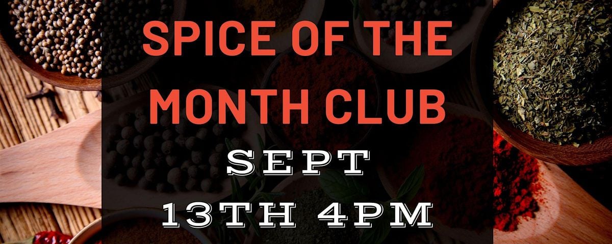 Spice of the Month Club (Adult Program), 13 September | Event in Austin | AllEvents