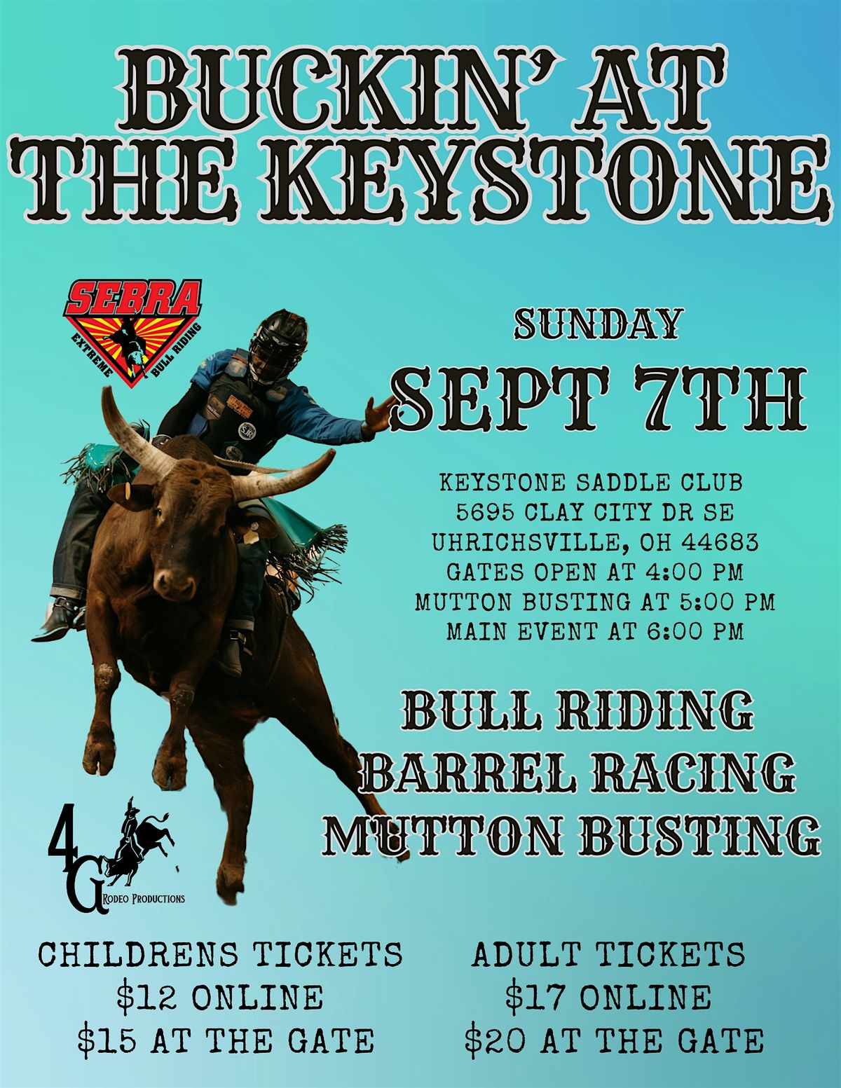 Buckin’ at the Keystone, 7 September | Event in Uhrichsville | AllEvents