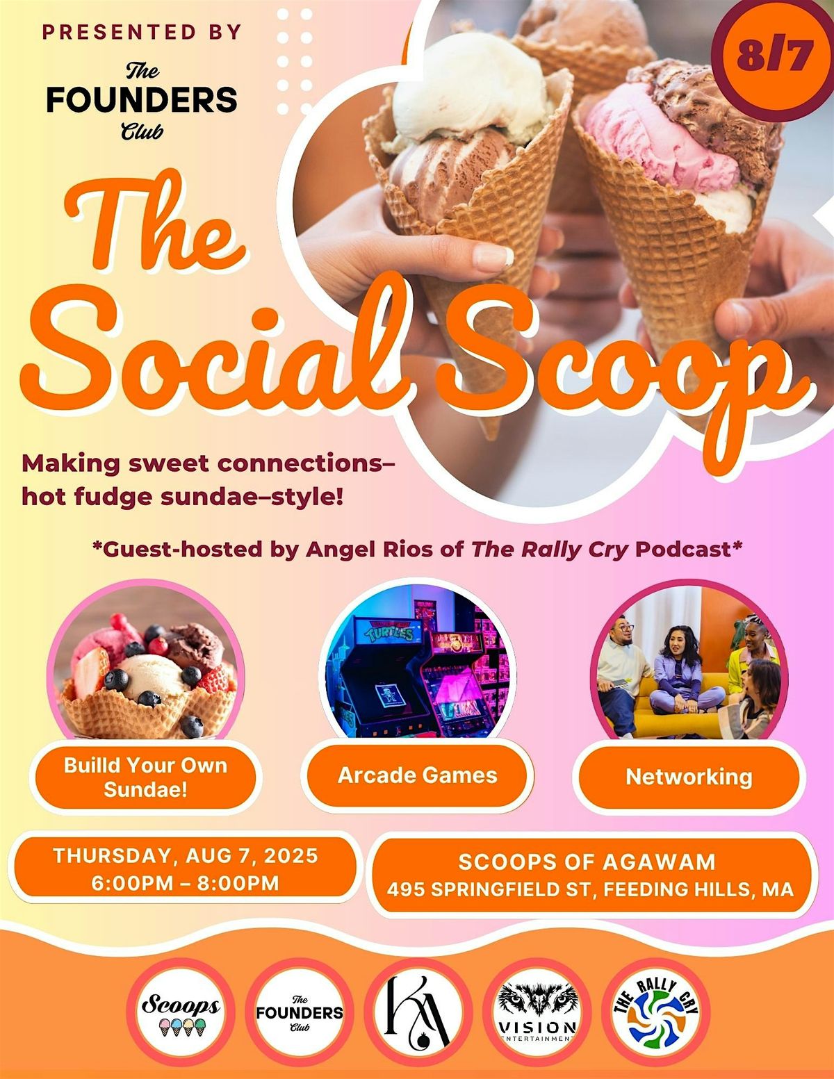 The Social Scoop: Ice Cream Social + Summer Networking Mixer!, 7 August | Event in Agawam | AllEvents