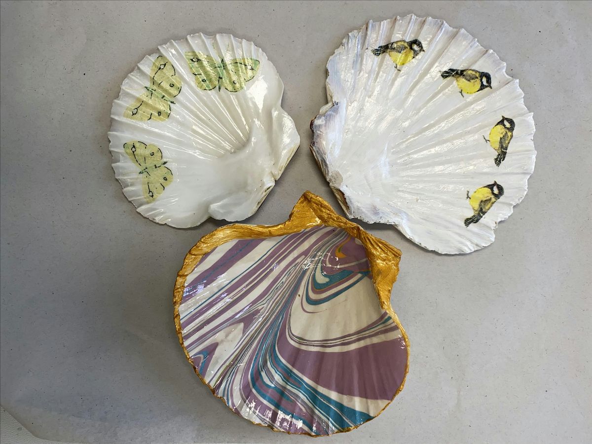 Decoupage Scallop Shell Trinket Dishes 2, 10 December | Event in New Barnet | AllEvents