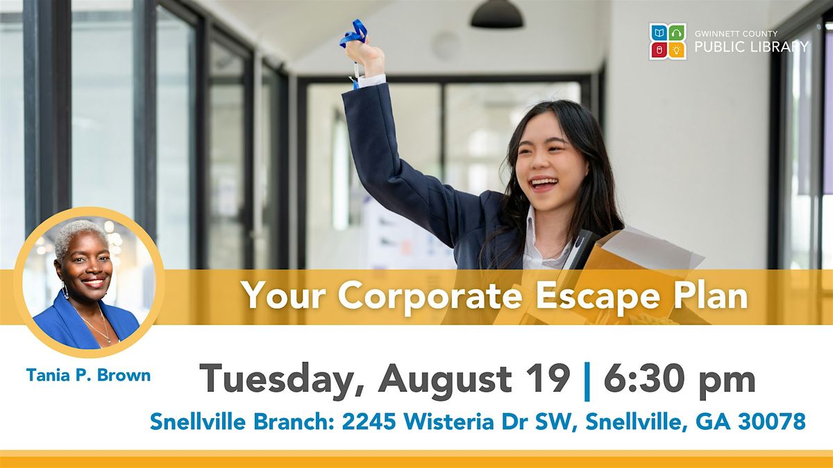 Your Corporate Escape Plan | Event in Snellville | AllEvents