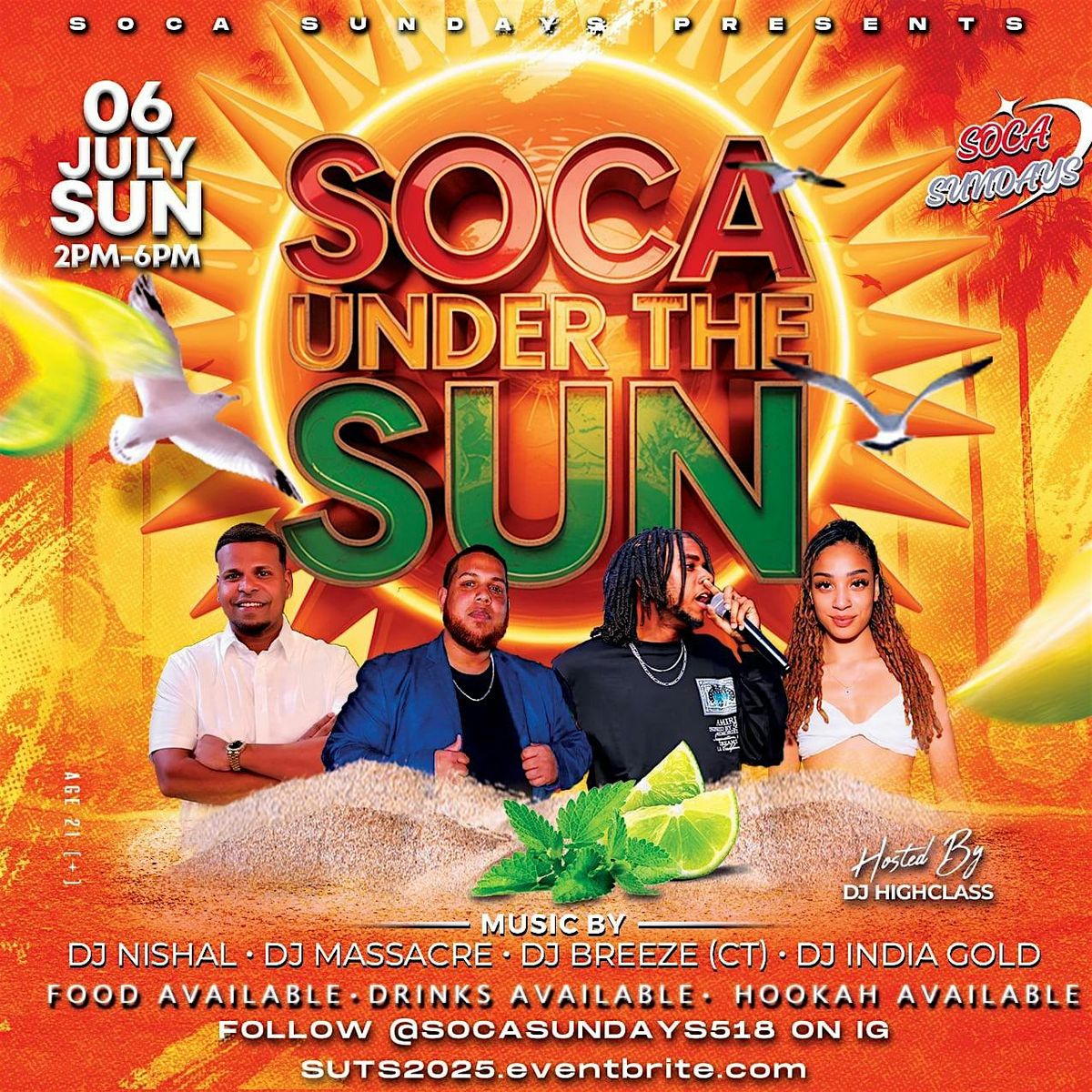 SOCA SUNDAYS: SOCA UNDER THE SUN, 6 July | Event in Albany | AllEvents