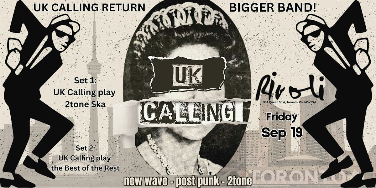 UK Calling return with 2 Tone Madness, 19 September | Event in Toronto | AllEvents