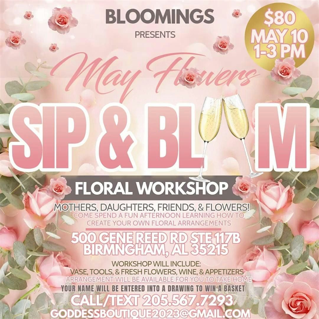 May Flowers Sip & Bloom! | Event in Birmingham | AllEvents