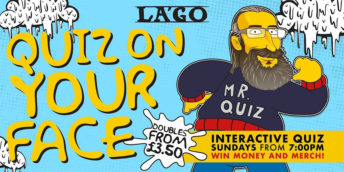 Interactive pub quiz - QUIZ ON YOUR FACE | Event in Liverpool | AllEvents