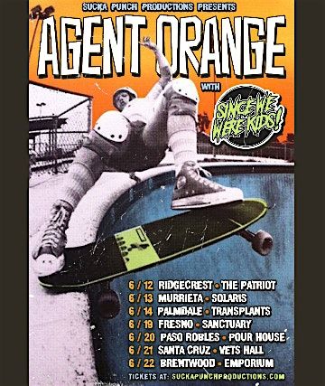 Agent Orange With Since We Were Kids Live in Concert in Ridgecrest, 12 June | Event in Ridgecrest | AllEvents