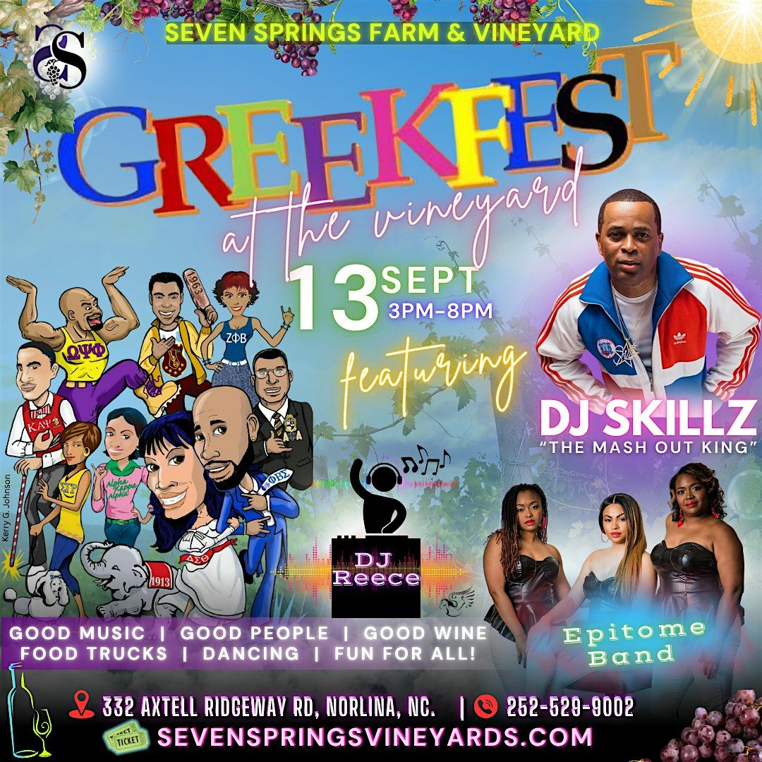 GreekFest at the Vineyard featuring DJ SKILLZ "The Mash Out King"!, 13 September | Event in Norlina