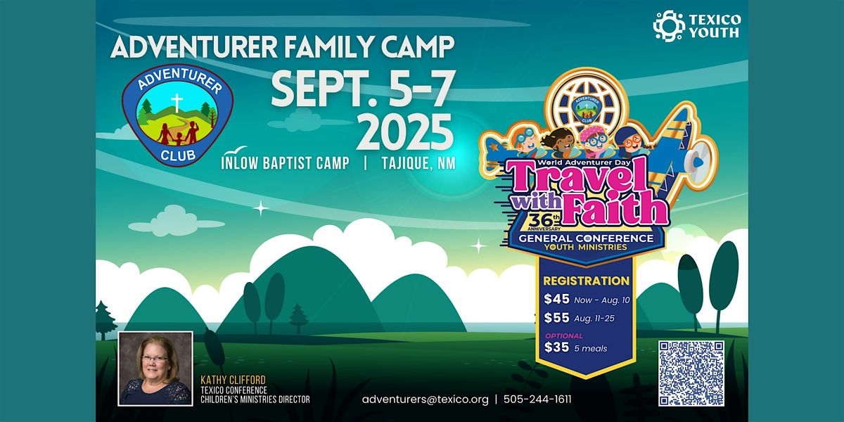 2025 Adventurer Family Camp - Inlow Baptist Camp, 5 September | Event in Tajique | AllEvents
