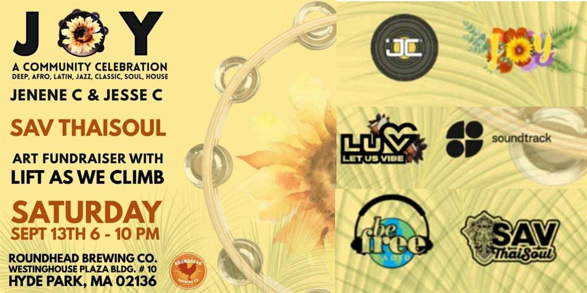 JOY! A deep soulful jazzy house music dance party w/guest DJ  SavThaisoul, 13 September | Event in Boston