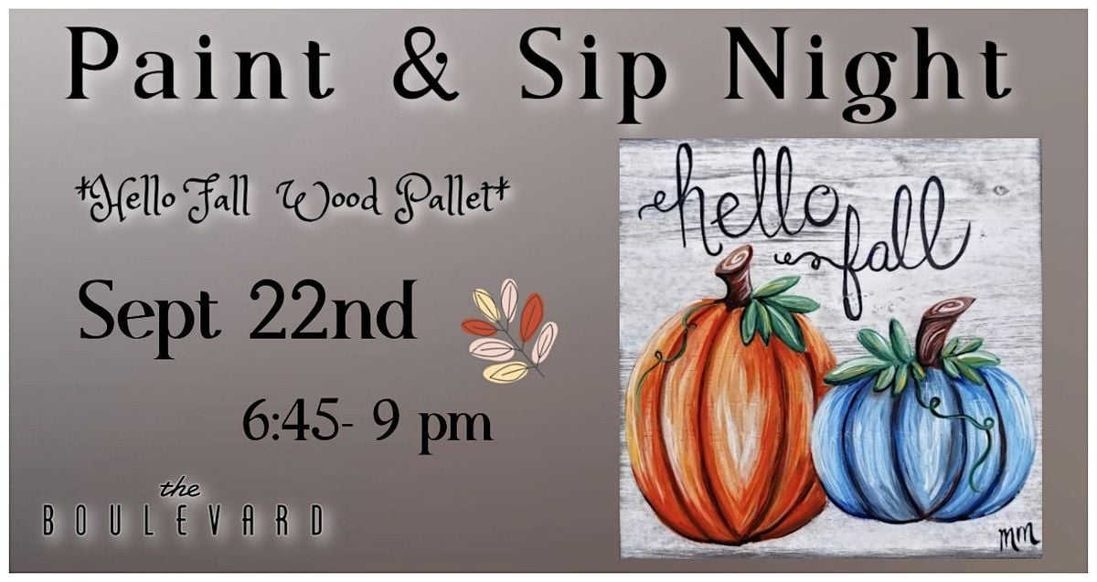 Hello Fall Pallet Paint Night, 22 September | Event in Boynton Beach | AllEvents