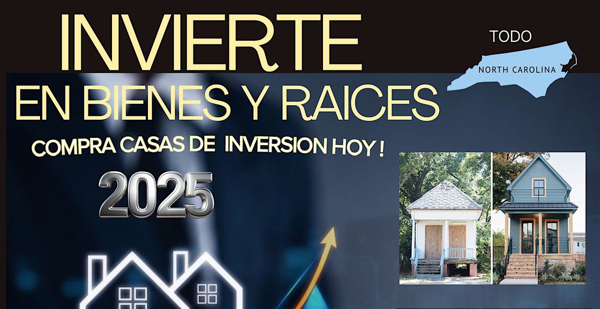 Seminario Invierte en Bienes y Raices en Carolina del Norte 2025, 13 September | Event in Kernersville | AllEvents