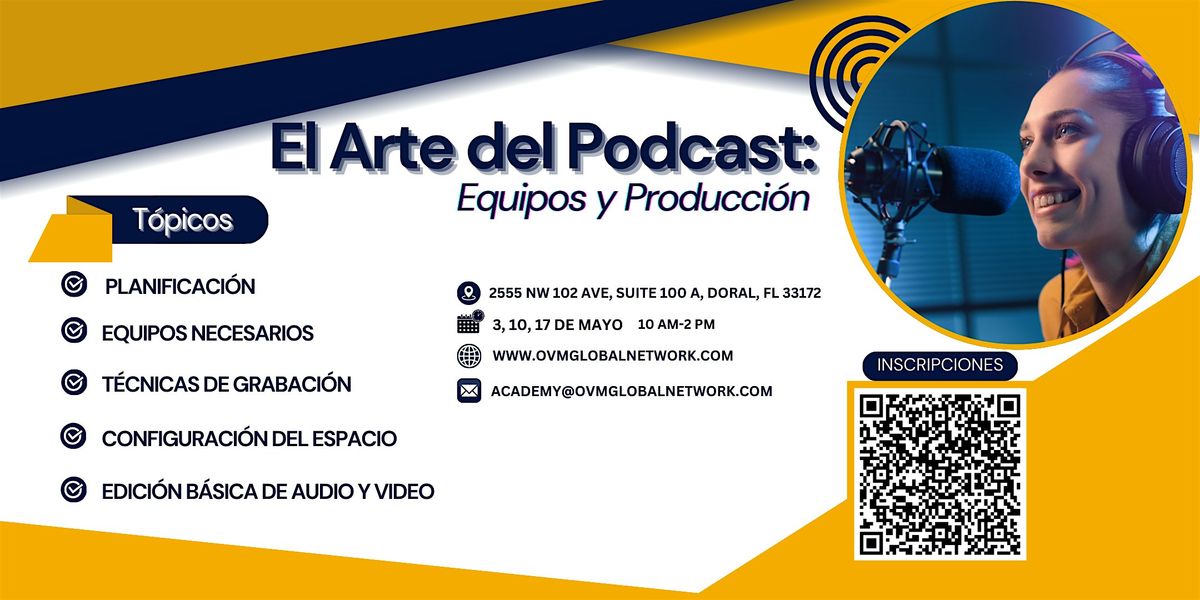El Arte del Podcast | Event in Doral | AllEvents