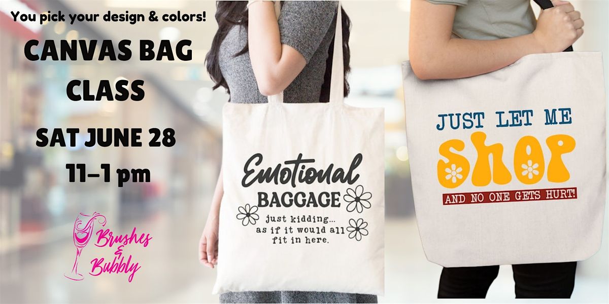 Canvas Tote Bag Class, 28 June | Event in Wisconsin Dells | AllEvents