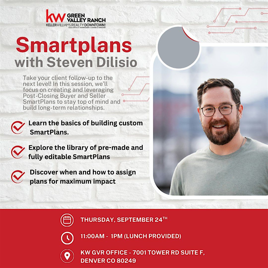 SmartPlans with Steven Dilisio, 24 October | Event in Denver | AllEvents
