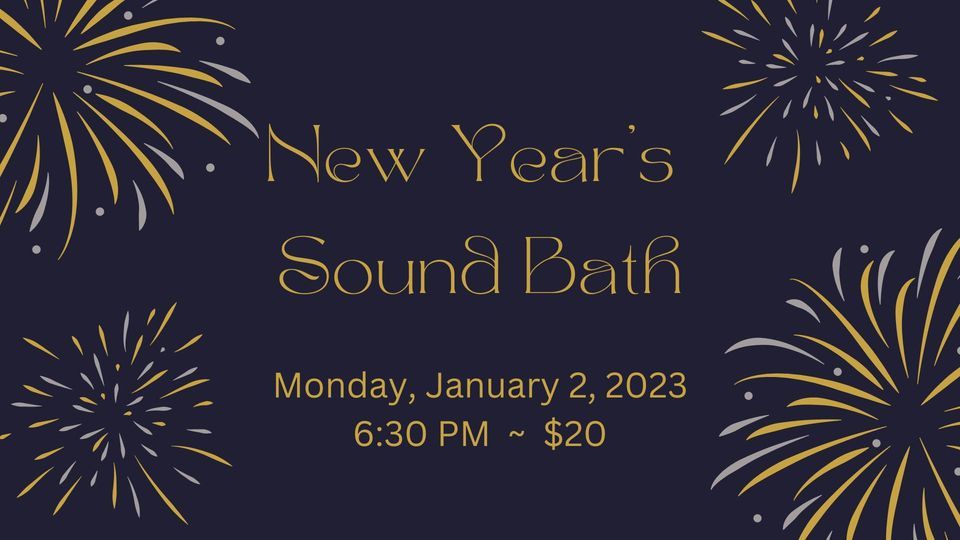 New Years Sound Bath, The Broom Closet Memphis, January 2 2023