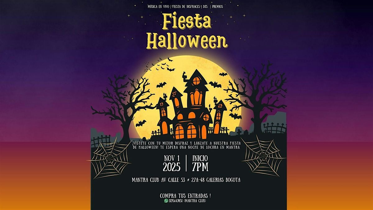 Fiesta Halloween Mantra Club, 1 November | Event in Bogotá | AllEvents