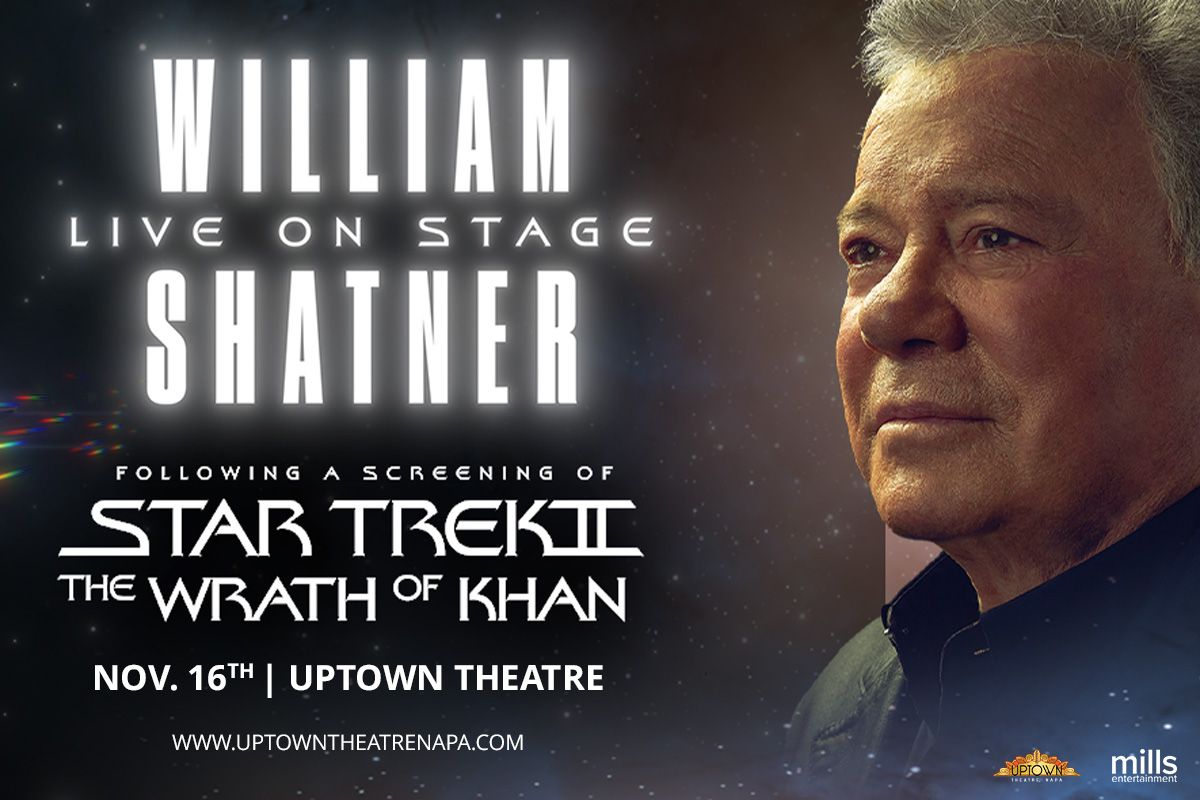 William Shatner Live After a Screening of Star Trek II: Wrath of Khan, 2 August | Event in Orange Park | AllEvents