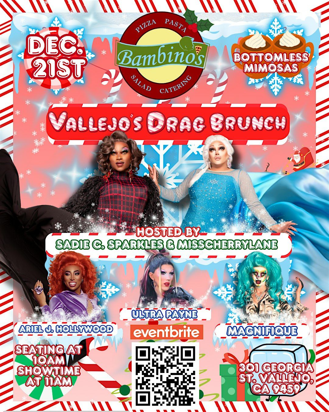 Vallejo's Drag Brunch @ Bambino's HOLIDAY EDITION, 21 December | Event in Vallejo | AllEvents