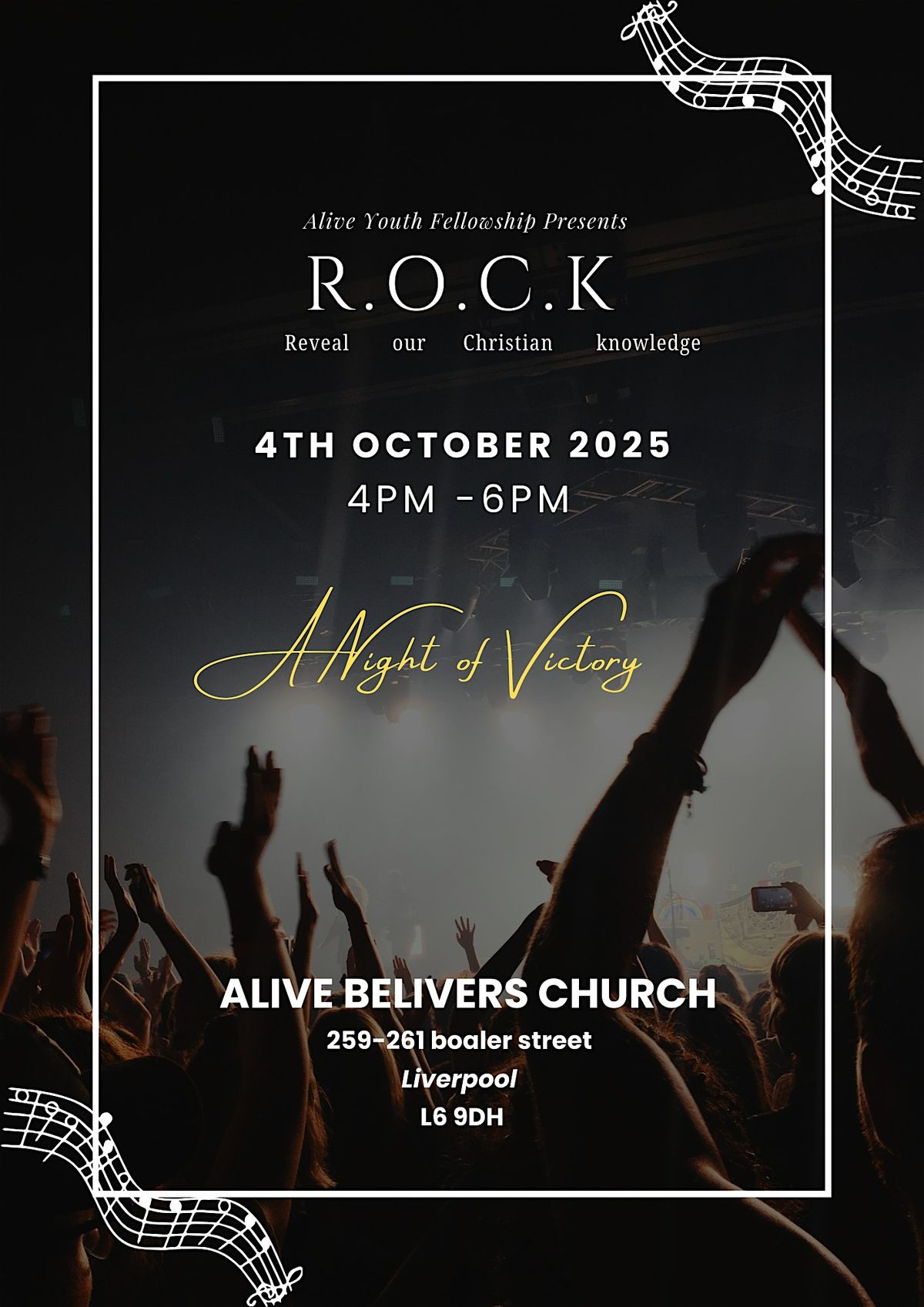 R.O.C.K (Revealing Our Christian Knowledge) | Event in Liverpool | AllEvents