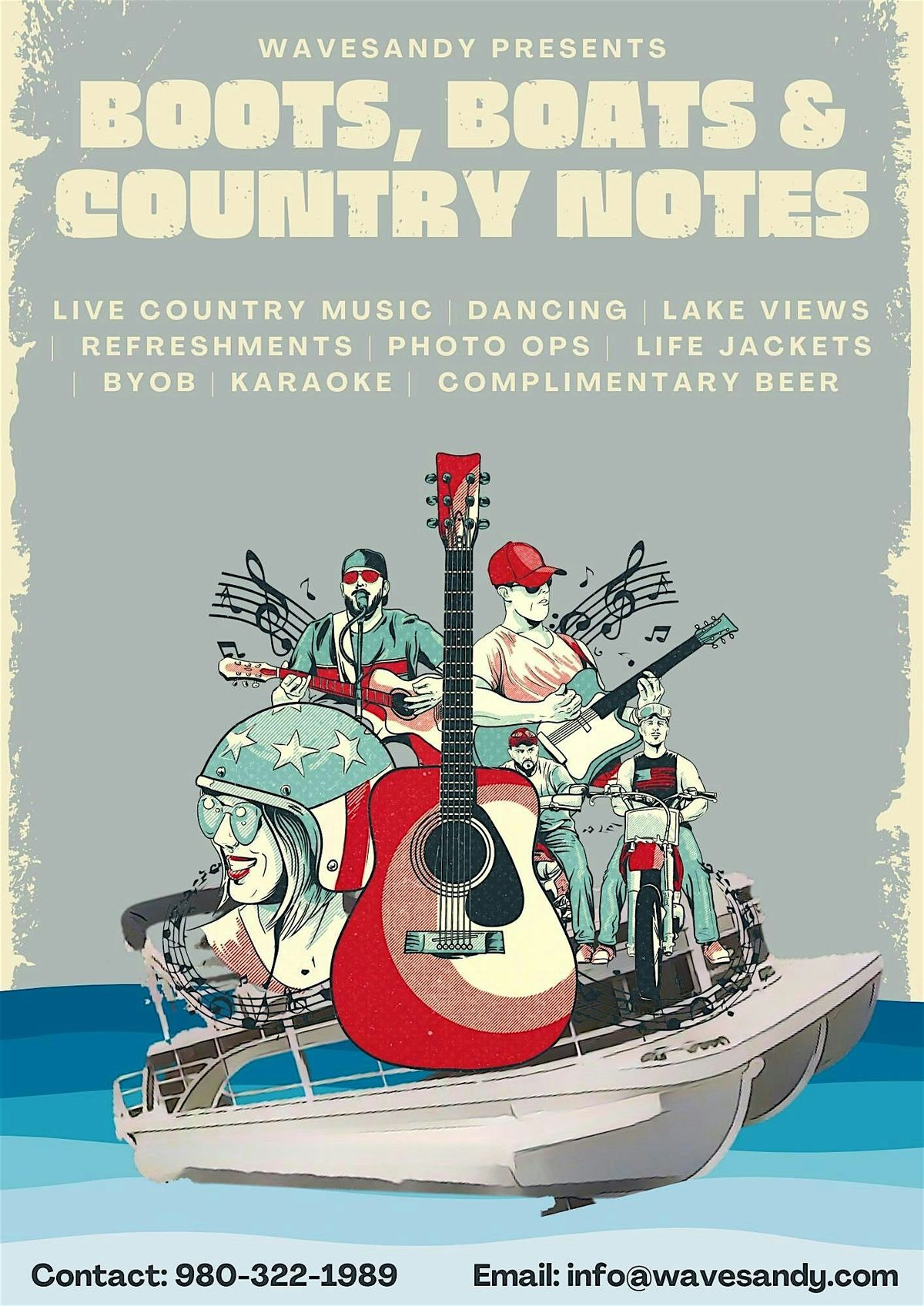Boots, Boats & Country Notes  (Country Music on the Lake) | Event in Belmont | AllEvents