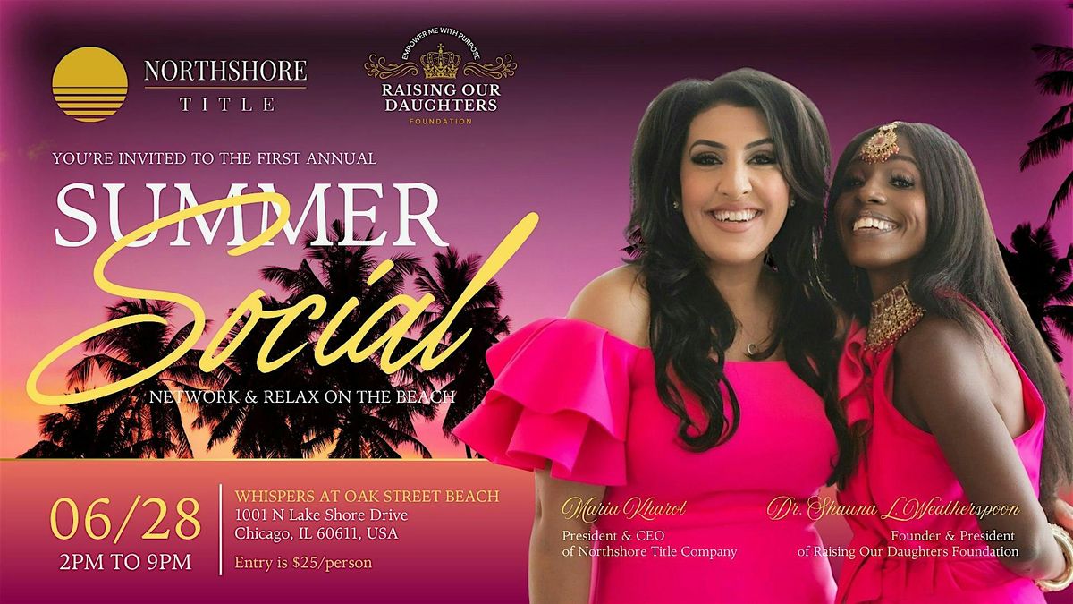 Summer Social: Network & Relax on the Beach, 28 June | Event in Chicago | AllEvents