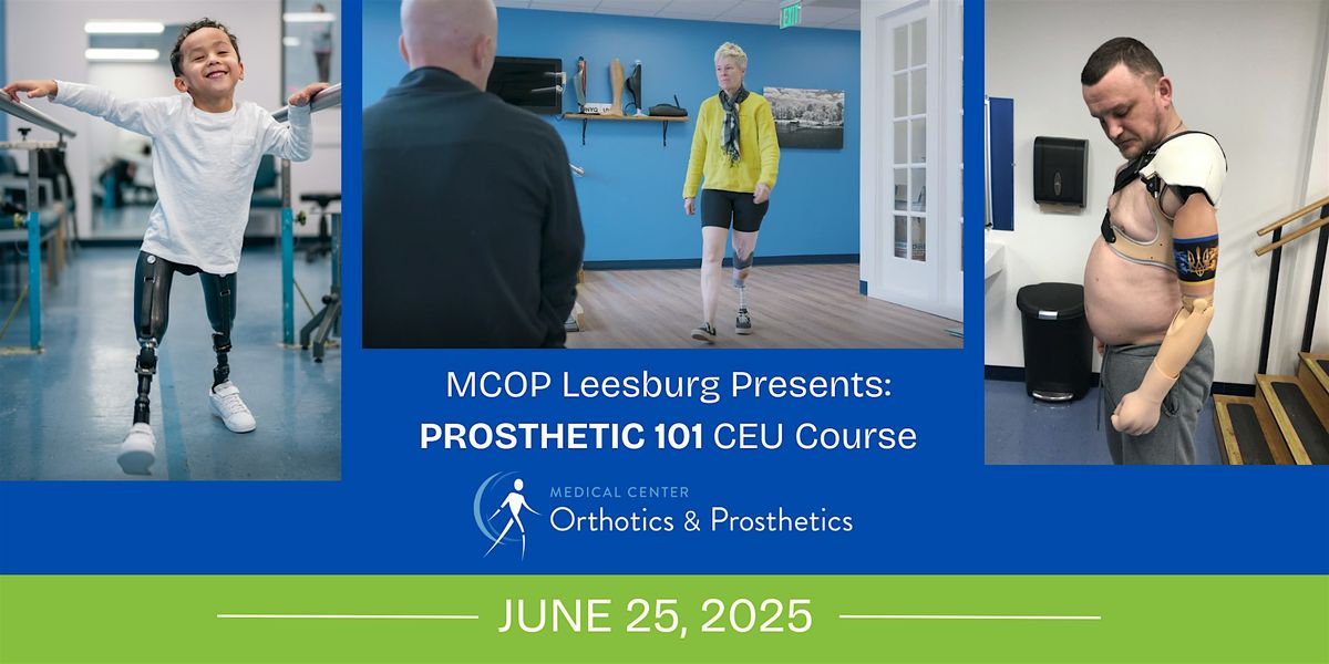MCOP Leesburg Presents: Prosthetic 101, 25 June | Event in Leesburg | AllEvents