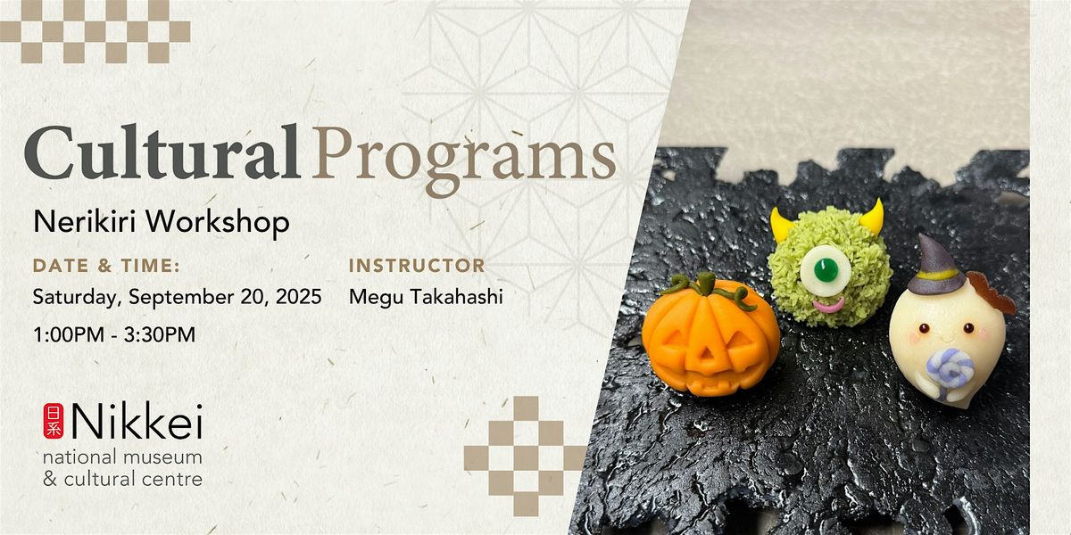 Nerikiri Workshop: Halloween, 26 October | Event in Burnaby | AllEvents