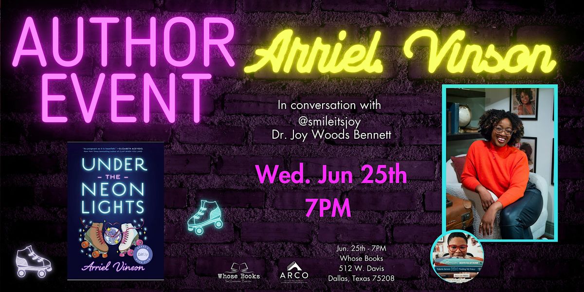 Author Event: Arriel Vinson, 25 June | Event in Dallas | AllEvents