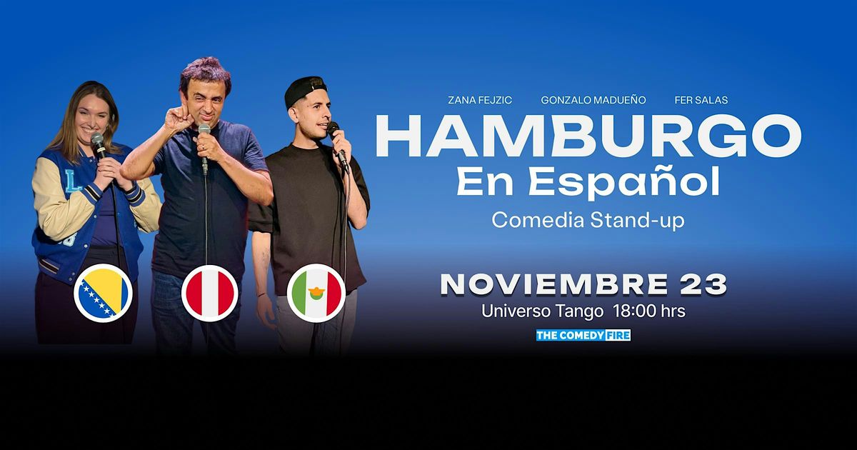 Hamburgo en Español #27 | Comedia stand-up en tu idioma - ¡Último del año!, 23 November | Event in Hamburg