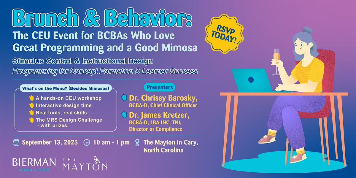 Brunch & Behavior: The CEU with Great Programming and Good Mimosas, 13 September | Event in Cary | AllEvents