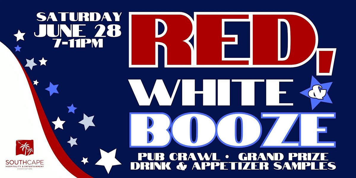 South Cape's Red, White & Booze Pub Crawl, 28 June | Event in Cape Coral | AllEvents