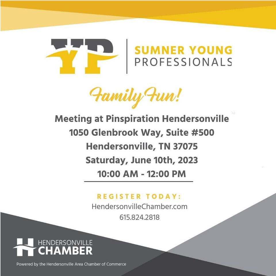 Sumner Young Professionals Family Fun, Pinspiration Hendersonville, 10