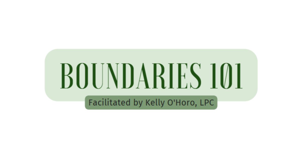 Boundaries 101, 12 August | Event in Gilbert | AllEvents