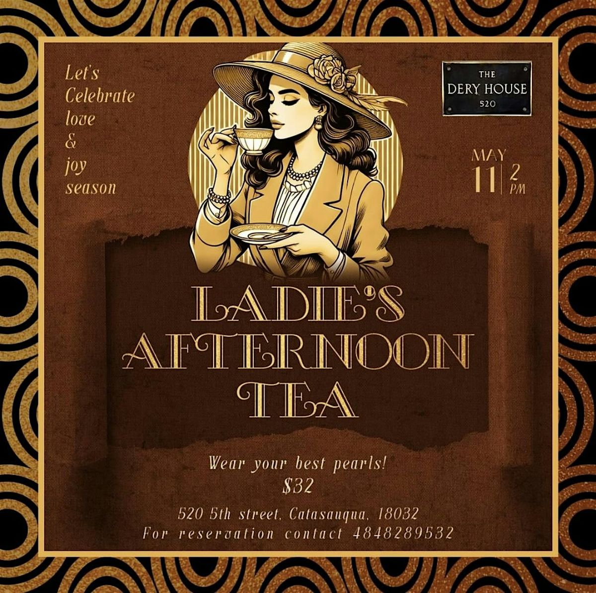 Afternoon Tea, 11 May | Event in Catasauqua | AllEvents