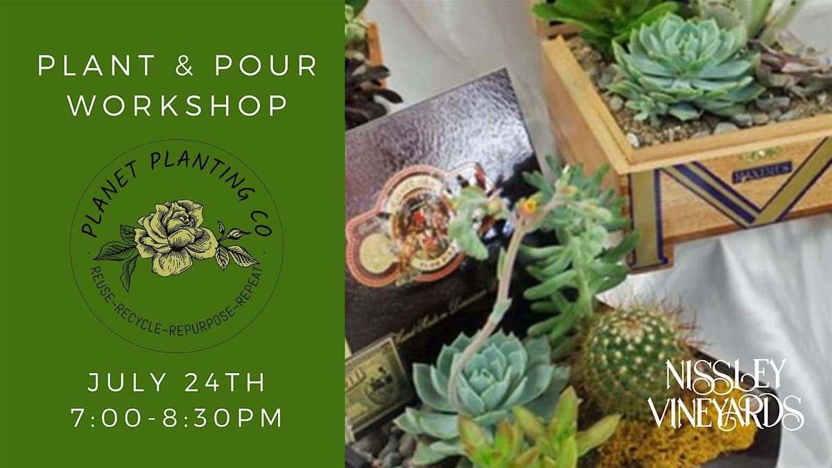 Cigar Box Succulent Planter Workshop, 24 July | Event in Pottstown | AllEvents