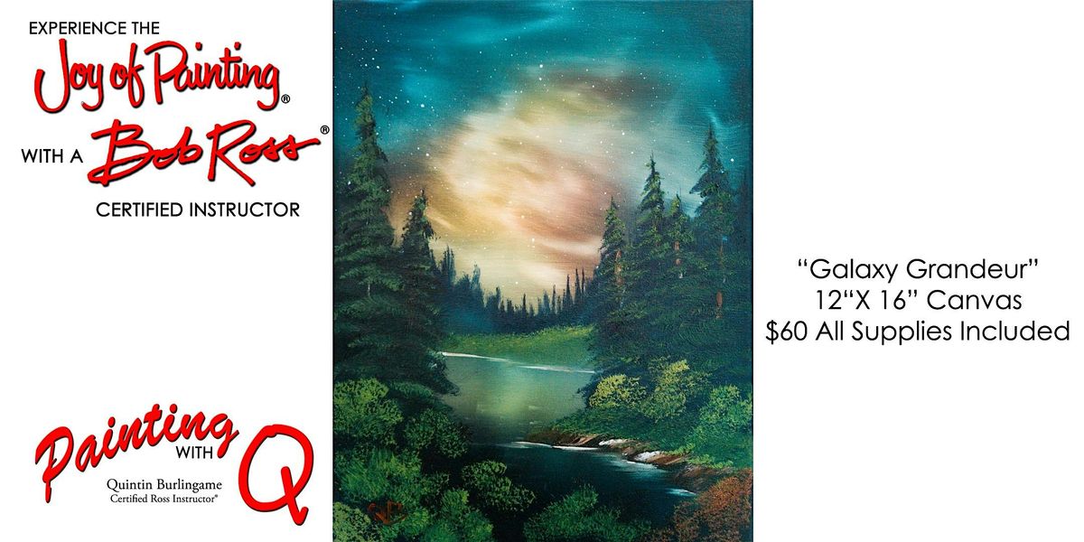 "Galaxy Grandeur" Bob Ross Workshop - White Bluff, 11 October | Event in White Bluff | AllEvents